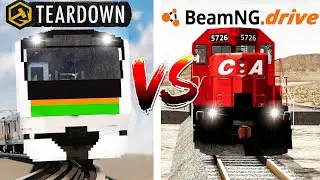 Teardown Train VS BeamNG Train