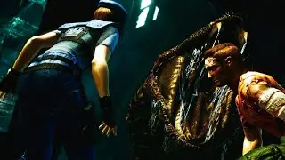Resident Evil 1 Remaster Jill vs Giant Snake with ORIGINAL OST (4K HDR)