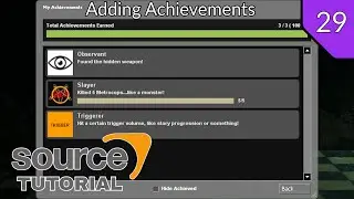 Valve Source Code 2013 Tutorial (Episode 29): Adding Achievements