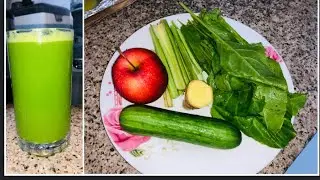 Detox with This Super Green Smoothie Recipe @RoyalDesiFood | Weight loss Drinks