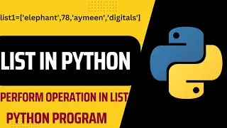 List in python, operation in list