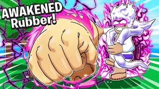 I AWAKENED THE RUBBER FRUIT AND BECAME LUFFY! Roblox Blox Fruits