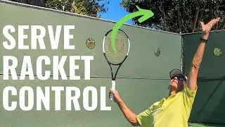 Tennis Serve Lesson: How To Create Racket Control On The Ball