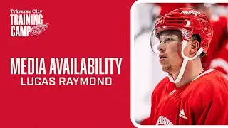 Lucas Raymond Detroit Red Wings Training Camp