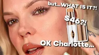 BUT WHAT IS IT?! Charlotte Tilbury Unreal Skin Sheer Glow Tint Hydrating Foundation Stick Review