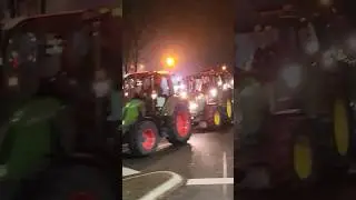Landwirtschafts Demo über 150 Traktoren in Wächtersbach #shorts