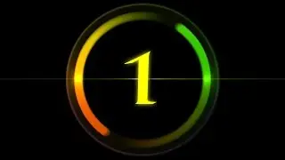10 sec Circle COUNTDOWN ( v 444 ) TIMER 10 to 0 with sound effects HD 4k