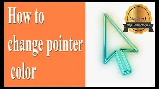 🔴How to change cursor or pointer color in windows 10 