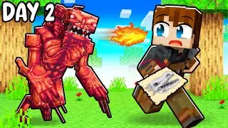 Day 2 as THE LAST DRAGON TRAINER in Minecraft
