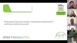 2021 OCP Global Summit: Data Center Operation Technology: Monitoring and Logging for Security