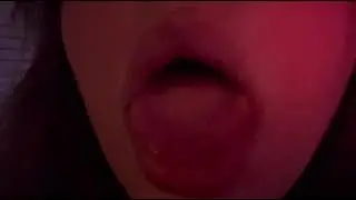 Upside Down Lens Licking (In The Dark 🕯️🌙) ASMR 