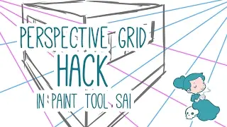Adding a Perspective Grid / Perspective Ruler in Paint Tool SAI