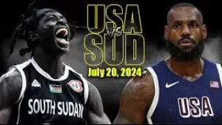 SOUTH SUDAN vs USA  | FULL GAME HIGHLIGHTS | USAB SHOWCASE | July 20, 2024