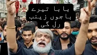 baba tere baad Zainab rul gae | baba tery bajo Zainab rul gae | Nadeem sarwar | Farhan Ali waris