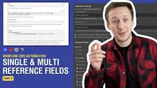 Single and multi-reference fields in Webflow | Webflow CMS Automations Part 3