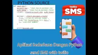 Aplikasi Sederhana Dengan Python || send SMS