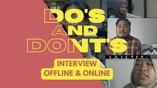 Jangan lakukan ini saat interview online dan offline!