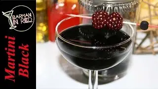 how to make a BLACK MARTINI