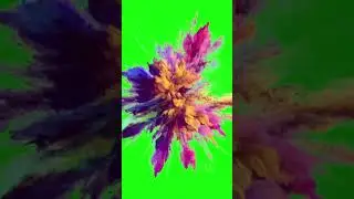 #shorts "Holi Color Blast" Green Screen🔥Sound Effect🔊