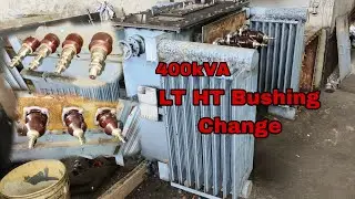 400 KVA LT HT Bushing Change #viral #shrots #youtubeshorts #video #transformers