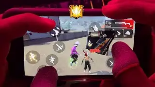 4 Finger Hud🔴Fast Gloowall💨Setting😱4 Finger Custom Hud Free Fire🔥Handcam Gameplay😱iPhone Se 2020 