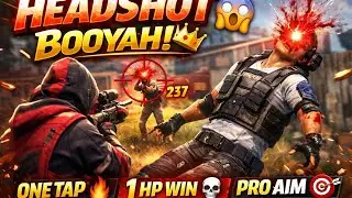 👑 Headshot King BOOYAH 😈 One Tap Gameplay Free Fire |Enemy Shocked 😱 Headshot Only BOOYAH |