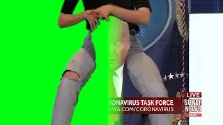 Green Screen Tool 01 - A Lady on My Shoulder / Free Stock Footage (1080p)