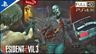 Realistic Zombie Attack-Resident Evil 3 [PS4-PRO]#ps4gaming  #residentevil3remake#ps4gameplay #60fps