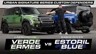 LAMBORGHINI PAINT ON A DEFENDER - OUR 2 BEST BUILDS? |  TITAN MOTORING VISIT | URBAN UNCUT S3 EP30