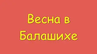 Весна в Балашихе