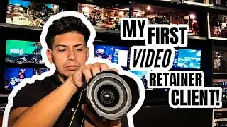 My first video retainer client!