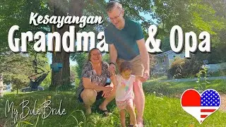 SENANGNYA KAKEK NENEK BULE DIKUNJUNGI CUCU SEMATA WAYANG | MERTUA AMERIKA
