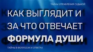 Метод ФОРМУЛА ДУШИ Как выглядит и за что отвечает