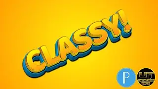 Classy Text Effect in Pixellab || Pixellab Tutorial || Uragon Tips