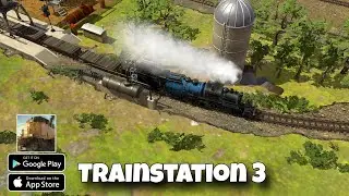 🔴 TRAIN STATION 3: Rail History  gameplay - Train tycoon Adventure android iOS 2024