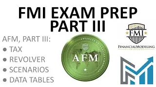 FMI warm up part 3 - Tax, Revolver, Scenarios, Data Tables