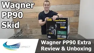 Wagner PP90 Skid Extra HEA Unboxing & Review - PowerPainter 90 How To Fit The Hopper Kit.