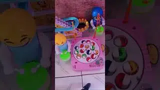 Let's Play Satisfying Fishing Game Toy Asmr With Different Toys #fun #toy #asmr #satisfying