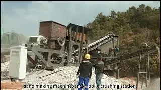 Mobile box hammer crusher #mobilecrusher #hammercrusher #stonecrusher #jycrusher