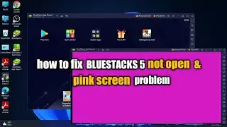 How To Fix Bluestacks 5 Not Open || Pink Screen Problem in Free Fire Max |