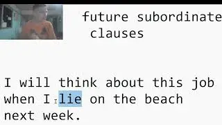 future subordinate clauses