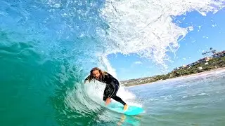 Pro Surfers SCORE GLASSY WAVES