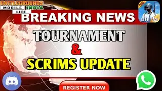 TOURNAMENT & SCRIMS UPDATE OF PUBG MOBILE LITE // BGMI LITE // GET ALL UPDATES #tournament #pubg #yt