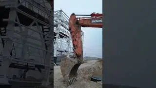 DOOSAN  - 340 LCE (Досан) ремонт кондиционера по полной !!