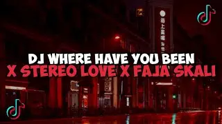 DJ WHERE HAVE YOU BEEN X STEREO LOVE X FAJA SKALI FULL SONG VELL BASS YANG KALIAN CARI VIRAL TIKTOK