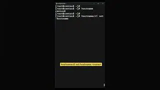 Changing Hostname in Linux | hostnamectl command | Linux Basics in 1 min