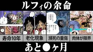このままだと物語の結末でルフィは〇ぬ事に...確実に寿命を縮める「不治の病」よりも恐ろしい症状の原因