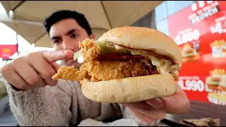 Probando las HAMBURGUESAS BARATAS de los locales de COMIDA rápida.