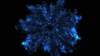 Blue Shockwave VFX effect black screen