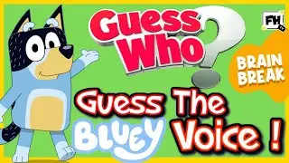 Guess the Bluey 🐕 Characters by Their Voice Quiz | Kids Brain Break